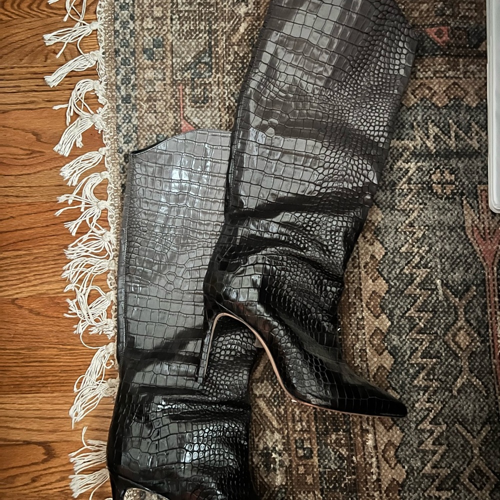 SCHUTZ Black/Gray Boots